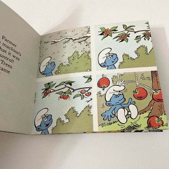 Vintage 1982 Smurf Book The Weather Smurfing Machine Peyo - Picture 14 of 16